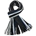 100% Acrylic Men's Colorful Stripes Tassel Ends Knitted Long Scarf - Various Colors Available