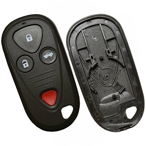Discount Keyless Replacement 4 Button Case and Button Pad Compatible with Acura Remotes E4EG8D-444H-A OUCG8D-387H-A