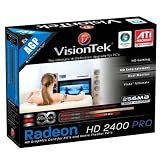 VisionTek V24P256OCAGP Radeon HD 256MB OverClock 2400 Pro AGP Video Card