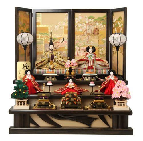 雛人形 ひな人形 三段飾 五人飾【【2009年新作雛人形】【レア限定数目玉品】