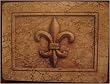 Placemats ~ Fleur de Lis ~ set of 4 corkboard 11.5 x 15 inch placemats ~ code 106
