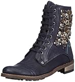 Feud Collage2 lace Boot FBW2022AU12, Damen Fashion Halbstiefel & Stiefeletten, Blau (navy 700), EU 38
