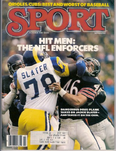 Jackie Slater (Sport Magazine) (October 1981) (Los Angeles Rams) (St Louis Rams) (Chicago Cubs) (Baltimore Orioles)