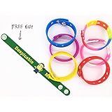 6 Pcs Adjustable Jibbitz Croc Wrist Bracelet Band for Shoe Charms