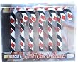 Dale Earnhardt Jr N. Guard Candy Cane Ornament Set of 6