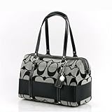 �R�[�` (COACH) �~�j�{�X�g���o�b�O �V�O�l�`���[ �X�g���C�v �W�b�v �T�b�`�F�� F13551SBWBK [���s�A���i][�A�E�g���b�g]