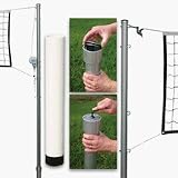 Outdoor Volleyball Set with Steel Top Cable Net (without Ground Sleeve Caps)