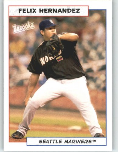 2005 Bazooka #186 Felix Hernandez PROS - Seattle Mariners (Prospect / Rookie) (Baseball Cards)
