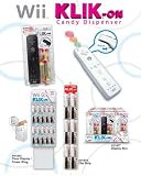 Nintendo Wii Remote Controller Replica Klik-On Candy Dispenser 12 Pack Assortment Case