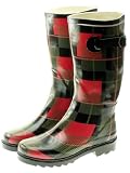Couture Discount Gummistiefel Regenstiefel Kariert (GST4)