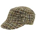 Adi Designs Chunky Tweed Cap - Green