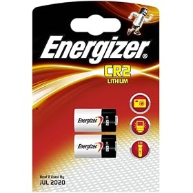 2 X Energizer CR2 3V Lithium Photo Batteries