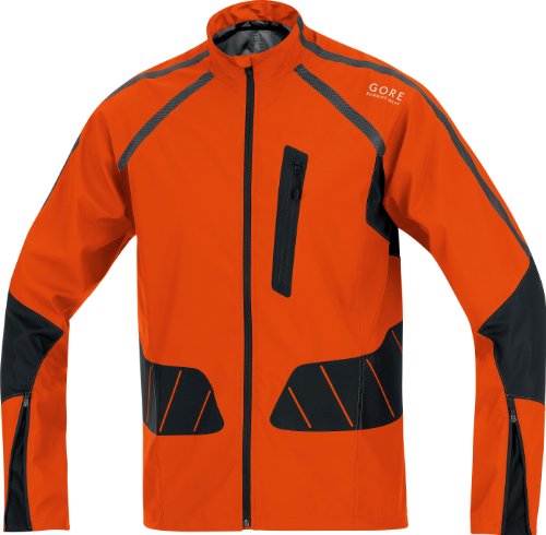 GORE RUNNING WEAR Herren Jacke Active Shell X-RUNNING, blaze orange/black, XXL Preisvergleich