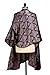 Cover N Style Divine Damask Hair Cutting Cape Purple and Black