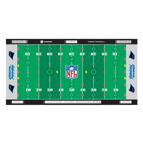 Zelosport Boys Nfl Licensed Finger Football Game Mat - Panthers, Green