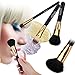 ACEVIVI 8pcs Professional Cosmetic Makeup Brush Set With Portable Bag Black