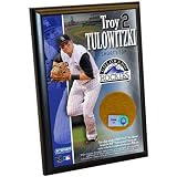 MLB Colorado Rockies Troy Tulowitzki 4-by-6-Inch Dirt Plaque