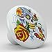 Sugar Skull Rose Ceramic Knobs Pulls Kitchen Drawer Cabinet Vanity 458