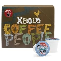 Coffee People Extra Bold French Roast Decaf for Keurig Brewers, 22-Count K-Cups (Pack of 2)