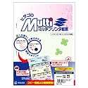 ヒサゴ マルチプリンタ帳票 A4草花3面6穴 (100枚) BP2105