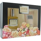 Tea Rose By Perfumers Workshop For Women. Set-edt Spray 4 oz & Body Lotion 4.4 oz