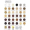 FastCap Adhesive Cover Caps PVC Wood Light Maple 9/16" (1 Sheet 52 Caps)