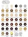 FastCap Adhesive Cover Caps PVC Wood Clear Maple 9/16