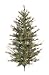3' Mixed Country Pine Artificial Christmas Wall or Door Tree - Unlit