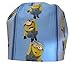 S1FM! Men's Scrub Cap, Minions on Blue, Handmade, Double Cotton