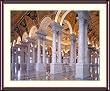 Great Hall at the Library of Congress Jefferson Building - Beautiful approx. 24"x28" Framed & Matted - 1 7/8" Walnut Toned Wood Frame - Photographic Print by Carol M. Highsmith
