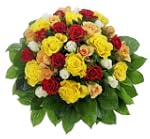 Bunter Rosenstrau� mit 36 Rosen, 1Strau�