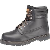 Redwood LH640SM Mens Leather 6 Derby Safety Boot With Double Padded Collar, Steel Toe Caps and Midsole