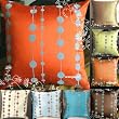 Decorative Modern Orangered Throw Pillow Cover
