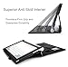 Lenovo Yoga Tablet 2 8 inch Case Cover, FYY Premium Detachable Leather Case Stand Cover with Velcro Hand Strap and Card Slots for Lenovo Yoga Tablet 2 8 Inch Black (With Auto Wake/Sleep Feature)