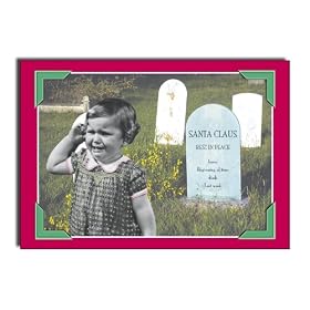 Santa Grave - Box of of 12 Humorous TalkBubbles Christmas Cards & Envelopes