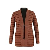 Tweed Long Open Cardigan at San Remo Knits