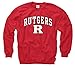 Rutgers Scarlet Knights Adult Arch and Logo Crewneck - Red