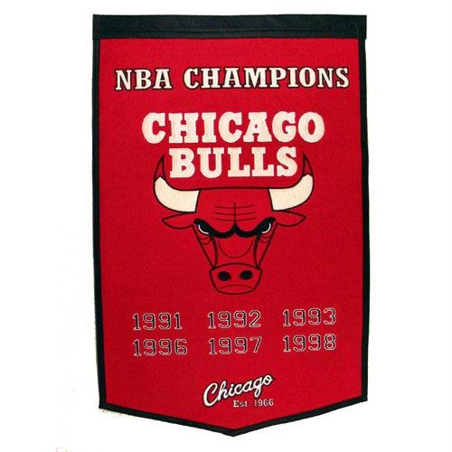 Chicago Bulls NBA Dynasty" Banner (24"x36")"