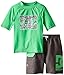DC Shoes Co Little Boys' Rashguard with Microfiber Shorts