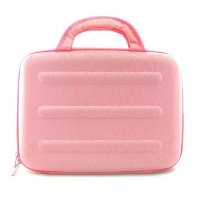 Powervision Portable 8-inch LCD TV Television Widescreen Monitor Special Edition Pink Cube Carrying Case Bag Pouch Cube, 30 Day Customer Satisfaction Warranty