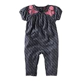Tea Collection Bali Arts and Crafts Jasmine Ikat Romper, 0-3M