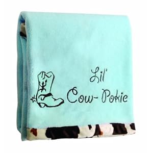 Manual Woodworkers Lil' Cow-pokie Baby Blanket