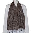 Scarves for Man Accessory Jacquard Design Wool Muffler 12 x 60 inches