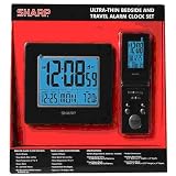 Sharp Electronic Travel Alarm Clock Digital