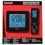 Sharp Electronic Travel Alarm Clock Digital With Temperature