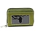 Womens Genuine Leather Mini Credit Card Case Organizer Compact Wallet