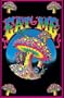 (24x36) Mushrooms Eat Me Flocked Blacklight Poster Print