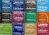 60 Lifestyles Condoms Variety Pack + Free Lubricant   Bulgeinbulks Collection of 12 Different Types of Lifestyles Condoms