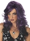 Purple And Black Rock Vixen Wig