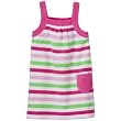 Toddler Girls' Circo&reg; Striped Tank Coverup - Pink/Green